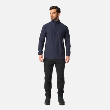 POLERON HOMBRE JACARANDA NANO-F 1/4 ZIP AZUL MARINO LIPPI I26 - 5