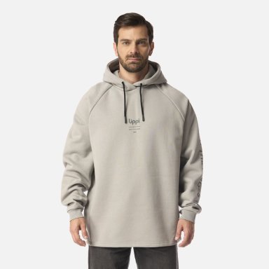 POLERON HOMBRE HEAVY DUTY HOODY SWEATSHIRT GRIS LIPPI I26 - 1