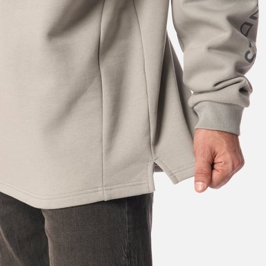 POLERON HOMBRE HEAVY DUTY HOODY SWEATSHIRT GRIS LIPPI I26 - 5