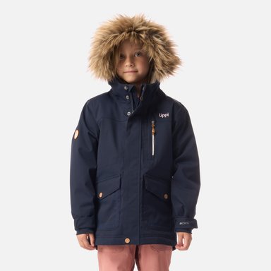 CHAQUETA NIÑA ROBLE B-DRY HOODY JACKET AZUL MARINO LIPPI I26 - 1