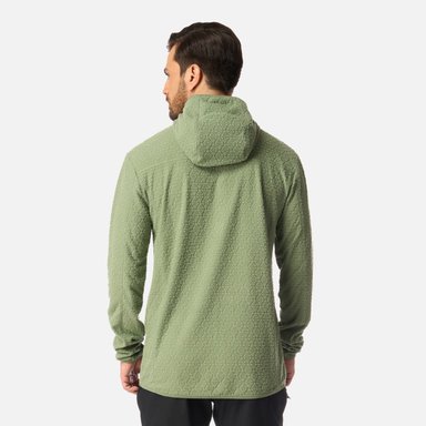 POLERON HOMBRE JACARANDA NANO-F 1/4 ZIP HOODY JADE OSCURO LIPPI I26 - 3