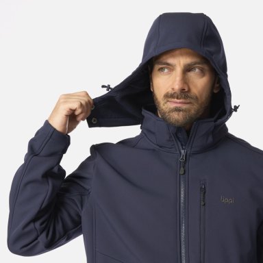 CHAQUETA HOMBRE MACAYA SOFTSHELL HOODY JACKET AZUL MARINO LIPPI I26 - 4