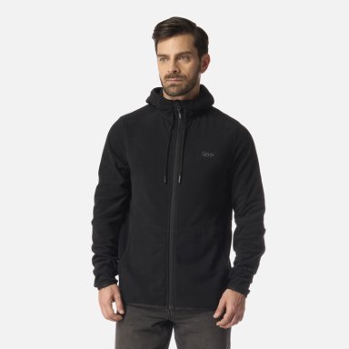 POLAR HOMBRE STRIPES NANO-F FULL ZIP HOODY NEGRO LIPPI I26 - 1