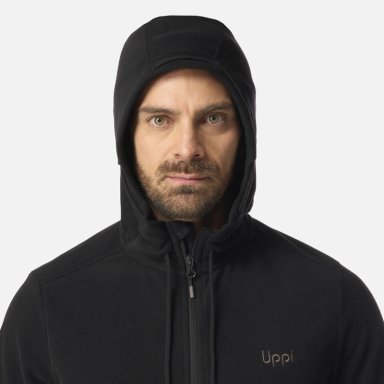 POLAR HOMBRE STRIPES NANO-F FULL ZIP HOODY NEGRO LIPPI I26 - 4