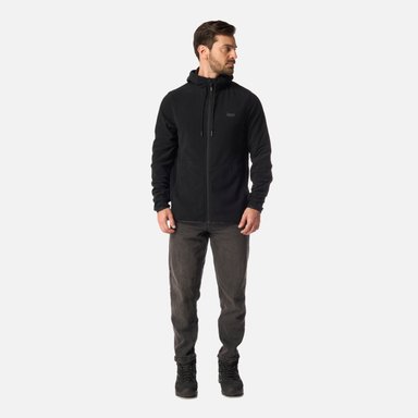 POLAR HOMBRE STRIPES NANO-F FULL ZIP HOODY NEGRO LIPPI I26 - 6