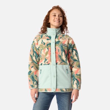 POLAR MUJER ZIP-PORRITO PRINT CELESTE HAKA HONU I26 - 1