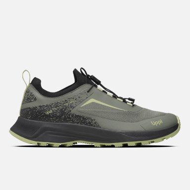 ZAPATILLA HOMBRE LIGHT KNIT NEGRO / VERDE LIPPI I26 - 1