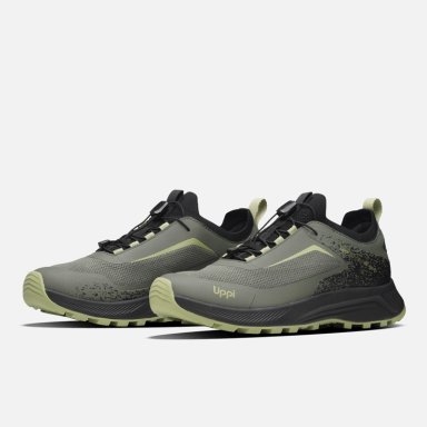 ZAPATILLA HOMBRE LIGHT KNIT NEGRO / VERDE LIPPI I26 - 4