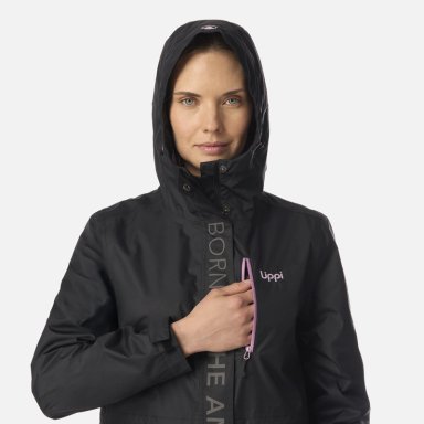 CHAQUETA MUJER STREETWISE B-DRY HOODY JACKET NEGRO LIPPI I26 - 4
