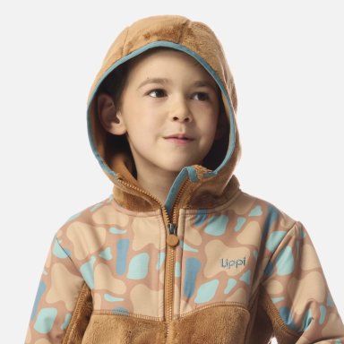 POLAR NIÑO GRILLO THERM-PRO HOODY JACKET CAFE CLARO LIPPI I26 - 4