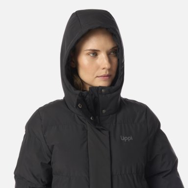 CHAQUETA MUJER LONG AND WARM STEAM-PRO HOODY JACKET NEGRO LIPPI I26 - 4