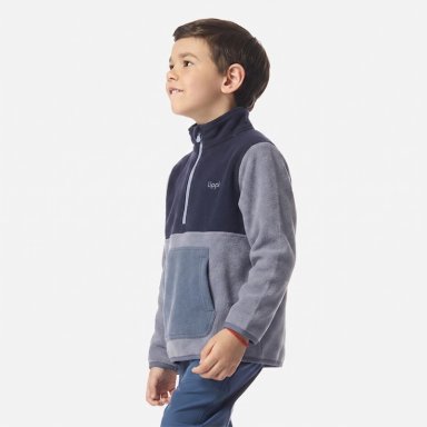 POLAR NIÑO FOREST 1/4 ZIP SWEATSHIRT AZUL PIEDRA LIPPI I26 - 2