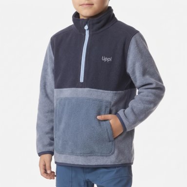 POLAR NIÑO FOREST 1/4 ZIP SWEATSHIRT AZUL PIEDRA LIPPI I26 - 4