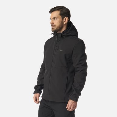 CHAQUETA HOMBRE MACAYA SOFTSHELL HOODY JACKET NEGRO LIPPI I26 - 2