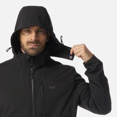 CHAQUETA HOMBRE MACAYA SOFTSHELL HOODY JACKET NEGRO LIPPI I26 - 5