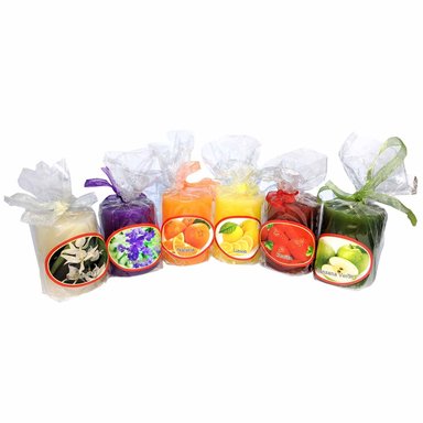 VELAS AROMÁTICAS PACK DE 12 UNIDADES SURTIDAS - 1