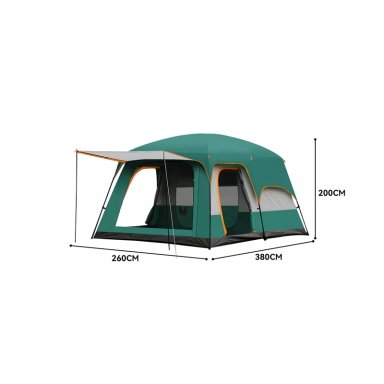 CARPA 8 PERSONAS CON 2 HABITACIONES GRAN ESPACIO 2,6X3,8X2M - 7