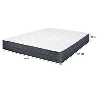 COLCHÓN REBONEC 2 PLAZAS VITALIA RESORTES POCKET 150 X 200 X 24 CM - 8