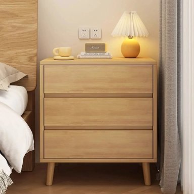 VELADOR CON 3 CAJONES, MADERA, 50X40X62 CM - 1