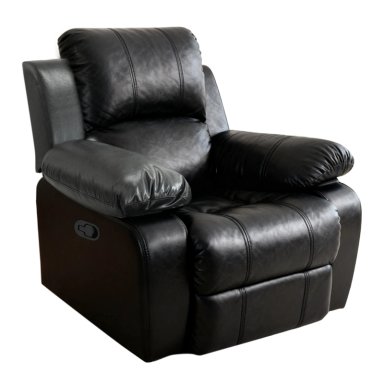 BERGER RECLINABLE SILLON 1 CUERPO PU 84X73X97CM NEGRO SOPORTE LUMBAR - 1
