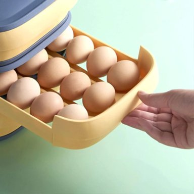 ORGANIZADOR DE HUEVOS CAJA PARA 18 - 21 UNIDADES - 3