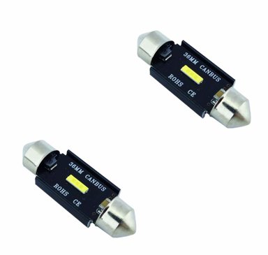 SER 02 LED COB CANBUS 36 MM LUZ BLANCA - 2