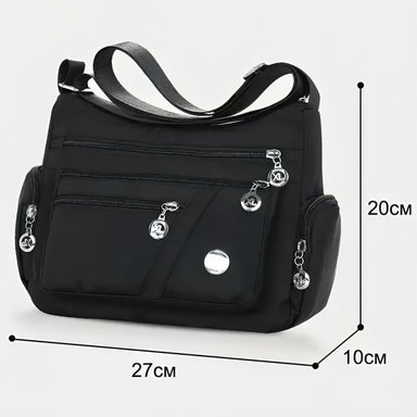 BOLSA PARA MUJER CROSSBODY DE HOMBRO IMPERMEABLE ANTIRROBO - 3