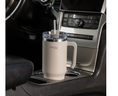 TERMO TRAVEL MUG STRAW ACERO INOX  WASABI 1,1 LTS THERMOS - 3