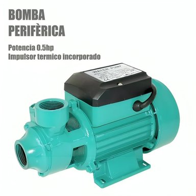 BOMBA DE AGUA PERIFÉRICA 0.5HP 35L/MIN QB60 220V - 4