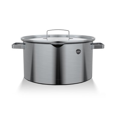 CACEROLA ACERO INOXIDABLE CON TAPA 7 LITROS 26CM WENS - 4