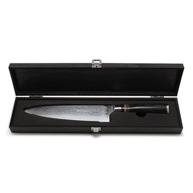 CUCHILLO DAMASCUS BLACK PAKKA WAYU LIMITED - 2