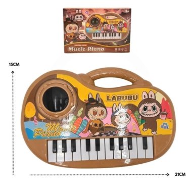 PACK X 3 PIANO LABUBU INSTRUMENTO MUSICAL DE JUGUETE - 2