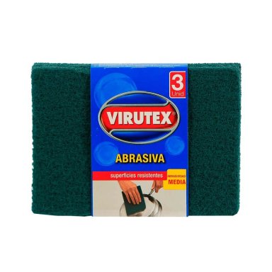 PACK X 4 ESPONJA FIBRA 3 UND – VIRUTEX - 3