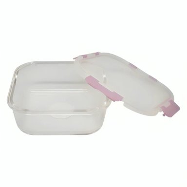 CONTENEDOR HERME TICO KEEP CUADRADO GLASS 2200 ML (COLOR AL AZAR) - 1
