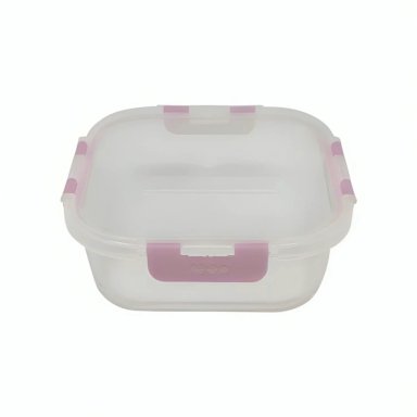 CONTENEDOR HERMETICO CUADRADO 1200ML GLASS KEEP - 3