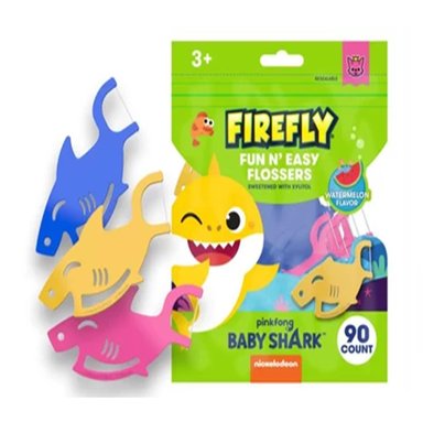 HILO DENTAL DECO KIDS DESECHABLE BABY SHARK FLOSSERS - 1