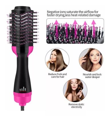 CEPILLO ELÉCTRICO ONE STEP SECADOR RIZADOR VOLUMINIZADOR ONE-STEP CERO FRIZ - 5