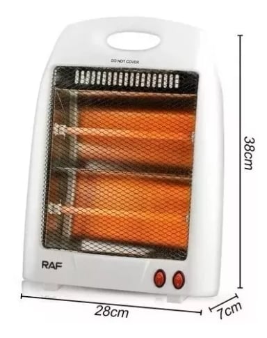 CALENTADOR ELECTRICO 800W CASA PORTATIL CALOR INVIERNO - 4