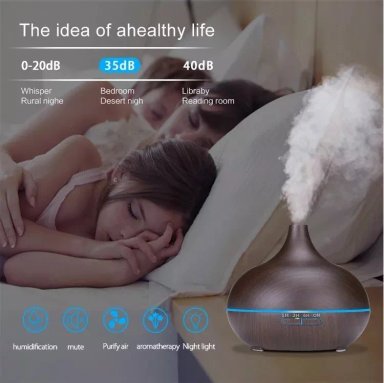HUMIDIFICADOR 400ML PURIFICADOR DE AIRE - 2
