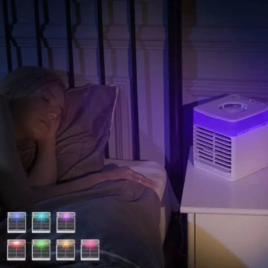 AIRE ACONDICIONADO MINI PORTATIL ULTRA AIR COOLER C/7LUZ LED - 2