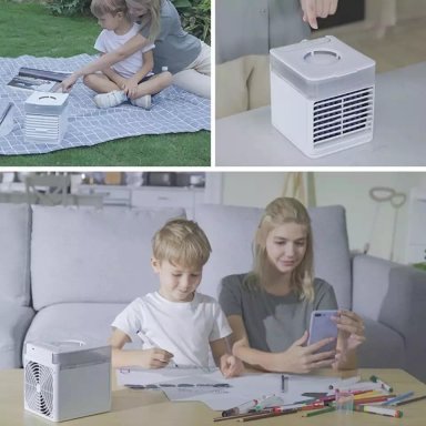 AIRE ACONDICIONADO MINI PORTATIL ULTRA AIR COOLER C/7LUZ LED - 4
