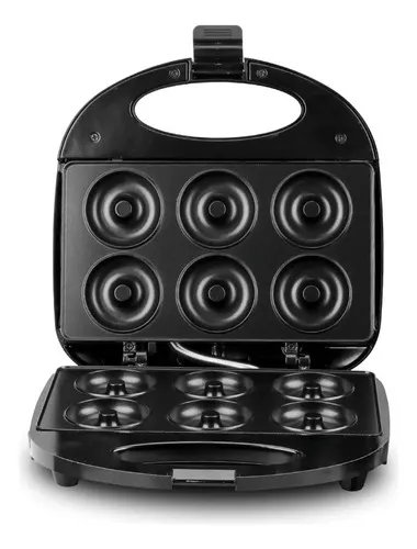 MINI MÁQUINA PARA HACER DONAS POSTRES DONUTS COLOR NEGRO - 1