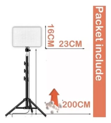 PANEL FOTOGRAFIA VIDEO LED ESTUDIO LUZ DE RELLENO PL-26 - 4