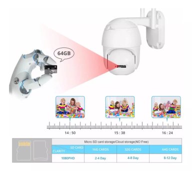CÁMARA DE VIGILANCIA WIFI INALÁMBRICO DE EXTERIOR HD - 5