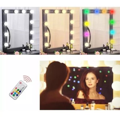 LUZ LED TIPO AMPOLLETAS RGB ESPEJOS - 1