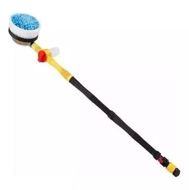KIT CEPILLO AUTOMÁTICO GIRATORIO LAVADO AUTO HOGAR - 1