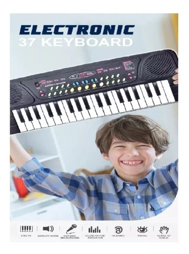 ÓRGANO TECLADO PIANO MUSICAL PARÁ NIÑOS 37 TECLAS - 3