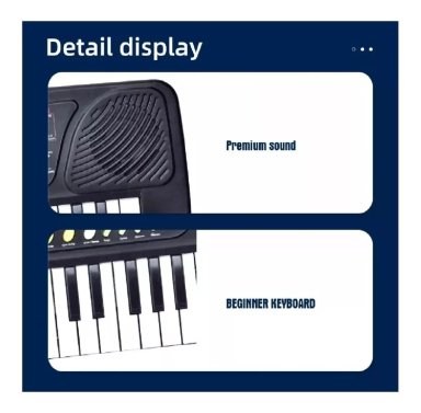 ÓRGANO TECLADO PIANO MUSICAL PARÁ NIÑOS 37 TECLAS - 4