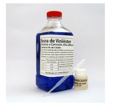 RESINA VINILESTER 1 KG. INCLUYE ENDURECEDOR Y DOSIFICADOR! - 1
