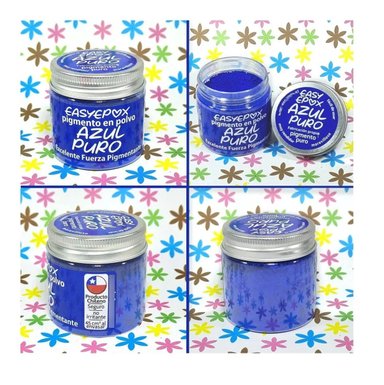 PIGMENTO FIBRATEC AZUL PURO RESINA EPOXICA ARTE VELAS JABONES - 2